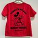 Disney Shirts & Tops | 5 For $10 Boy's Mickey Mouse Graphic Tee Shirt Size 2t | Color: Red | Size: 2tb