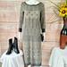 Anthropologie Dresses | Anthropologie Sparrow Alpaca Blend Sweater Dress | Color: Gray/Tan | Size: S