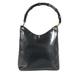 Gucci Bags | Auth Gucci Black Leather Hobo Shoulder Tote Bag With Bamboo Handle. Like New | Color: Black | Size: Os