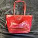 Coach Bags | Coach Signature Patent Leather Bright Red Tote | Color: Red | Size: Os