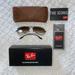 Ray-Ban Accessories | New Women’s Rayban Aviator Ray-Ban Sunglasses Gradient Brown And Case | Color: Brown/Tan | Size: Os