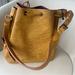 Louis Vuitton Bags | Epi Brown /Yellow Bucket Gm Noe Drawstring Leather Shoulder Bag | Color: Tan | Size: Os