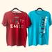 American Eagle Outfitters Shirts | American Eagle Outfitters 2 Men’s Athletic Fit T-Shirt | Color: Blue/Red | Size: L