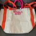 Victoria's Secret Bags | Beach Bag / Overnight Bag | Color: Cream/Pink | Size: Os