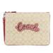 Coach Bags | Coach Large Wristlet 30 In Signature Canvas With Coach Print Nwt | Color: Pink/Tan | Size: Os