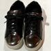 Michael Kors Shoes | Girls Size 2 Michael Kors Metallic Black Sneakers | Color: Black | Size: 2bb
