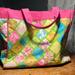 Lilly Pulitzer Bags | Lilly Pulitzer Womens Nylon Tote Bag Excellent Used Condition | Color: Green/Pink | Size: Os