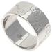 Gucci Jewelry | Gucci Icon Wide #13 Ring K18 White Gold Women's | Color: Silver | Size: 6.5