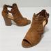 American Eagle Outfitters Shoes | Ae Weldon Caged Block Heels | Color: Brown | Size: 7.5
