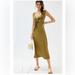 Anthropologie Dresses | Anthropologie Forever That Girltie-Front Midi Dress | Color: Green | Size: M