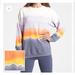 Athleta Sweaters | Athleta Balance Pullover Sea Spray Tempest Violet Tie Dye, “Oversized Fit” | Color: Orange/Purple | Size: Xxs