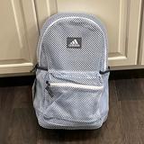 Adidas Bags | Adidas Hermosa 2 Mesh Backpack School Bag New Hermosa Blue Grey New Mens Women’s | Color: Blue/Gray | Size: Os