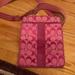 Coach Bags | Coach Fabric And Suede Crossbody | Color: Pink | Size: Os