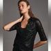 Anthropologie Tops | Anthropologie Nwt Sunday In Brooklyn Sz Xs Beautiful Black Sequin Buttondown Top | Color: Black | Size: Xs