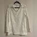 Converse Tops | Converse One Star Women's White Long Sleeve Tunic Blouse Size Medium M | Color: White | Size: M