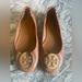 Tory Burch Shoes | Gently Worn Tory Burch "Minnie Travel Flats" | Color: Brown/Tan | Size: 8.5
