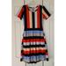 Lularoe Dresses | Lularoe Striped Amelia Dress | Color: Black/Red | Size: Xs