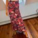 Lularoe Skirts | Lularoe Floral Maxi Skirt Size S Pull On Floral | Color: Pink/Purple | Size: S