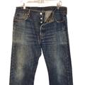 Levi's Jeans | Levi's 501 Mens Original Fit Jeans Straight Leg Size 36w 30l Dark Stonewash | Color: Blue | Size: 36