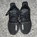 Adidas Shoes | Adidas Evm-004001 Black Sneakers Kids Size 3.5 | Color: Black | Size: 3.5b