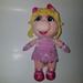 Disney Toys | Disney Store Muppet Babies Miss Piggy Plush 14" Stuffed Animal Toy Pink Dress | Color: Pink/Yellow | Size: 14"