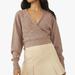 Free People Sweaters | Free People Going For Gold Sweater In Rose | Color: Gold/Pink | Size: S