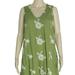 Free People Dresses | Free People Austin Emma Dress Floral Embroidered Sleeveless Small S | Color: Green | Size: S