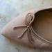 J. Crew Shoes | J-Crew Pointed Flat Ballet Pink With Ballet Look 6 1/2 - Light Use | Color: Cream/Pink | Size: 6.5
