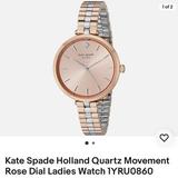 Kate Spade Accessories | Kate Spade Holland Rose Dial Stainless Steel | Color: Gold | Size: Os