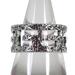 Gucci Jewelry | Gucci 925 Arabesque Square G Wide Ring No. 16 | Color: Silver | Size: 8