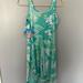 Columbia Dresses | Columbia Tropical Freezer Slip On Dress Nwt M | Color: Green/White | Size: M