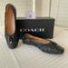 Coach Shoes | Coach Shoes Ballet Flats - Black - Size 7.5 | Color: Black | Size: 7.5