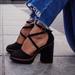Free People Shoes | Free People Black Remi Platform Heels | Color: Black | Size: 6