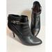 Coach Shoes | Coach Womens Size 7.5 B Ankle Boots Heels Black Leather Side Zips Pointed Toe | Color: Black | Size: 7.5