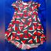 Lularoe Dresses | Girl's Lularoe Dress, Size 8 | Color: Black/Red | Size: 8g
