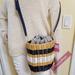 Kate Spade Bags | Kate Spade Buoy Wicker Medium Bucket Bag Crossbody Blue Multi Pxr00427 Nwt | Color: Blue/White | Size: 7.5" (L) X 9.6" (H) X .7" (D)