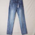 Brandy Melville Jeans | Brandy Melville J Galt Mid Rise Button Fly Jeans Size Small In Med Wash Denim | Color: Blue | Size: 28