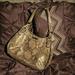 Coach Bags | Coach Snakeskin Leather Handbag | Color: Silver | Size: Os