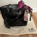 Coach Bags | Coach Bucket Purse, Black Patent With Removable Coach Scarf. | Color: Black | Size: Os