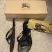 Burberry Shoes | Burberry Flip Flops Size 38 | Color: Black | Size: 8