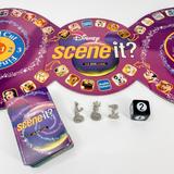 Disney Toys | Disney Scene It Dvd Board Game Replacement Parts: Game Board, Tokens, Die, Cards | Color: Pink/Purple | Size: One Size