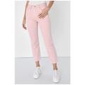 Levi's Jeans | Levi’s 501 Crop Light Pink Denim High Rise Straight Leg Jeans | Color: Pink | Size: 25