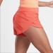 Athleta Shorts | Athleta Space Dye Orange Run With It Textured 3.5” Shorts | Color: Orange | Size: Xxs