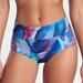 Athleta Swim | Athleta Malibu Printed Boyshort In Make A Splash, Xs, Nwt | Color: Blue/Purple | Size: Xs