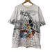 Disney Shirts | Disney Vintage 1990s All Over Print Mickey Mouse Tee Cotton Gray Size X Large | Color: Gray | Size: Xl