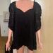 Torrid Tops | All Lace Torrid Beauty! Ruched Puff Sleeves! Nice! | Color: Black | Size: Torrid Size 5