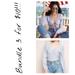 Brandy Melville Tops | Brandy Melville Blue And White Striped Tie Back Crop Top, One Size | Color: Blue/White | Size: S