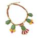 J. Crew Jewelry | J. Crew Multicolored Statement Necklace | Color: Green/Pink | Size: Os