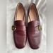 Gucci Shoes | Gucci Gg Womens Leather Loafers In Vintage Bordeaux. Size 38.5 (8.5 Us) | Color: Brown | Size: 8.5