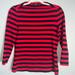 Kate Spade Tops | Kate Spade Saturday Thick Knit Pullover Top-3/4 Sleeves-Red Black-Small | Color: Black/Red | Size: S